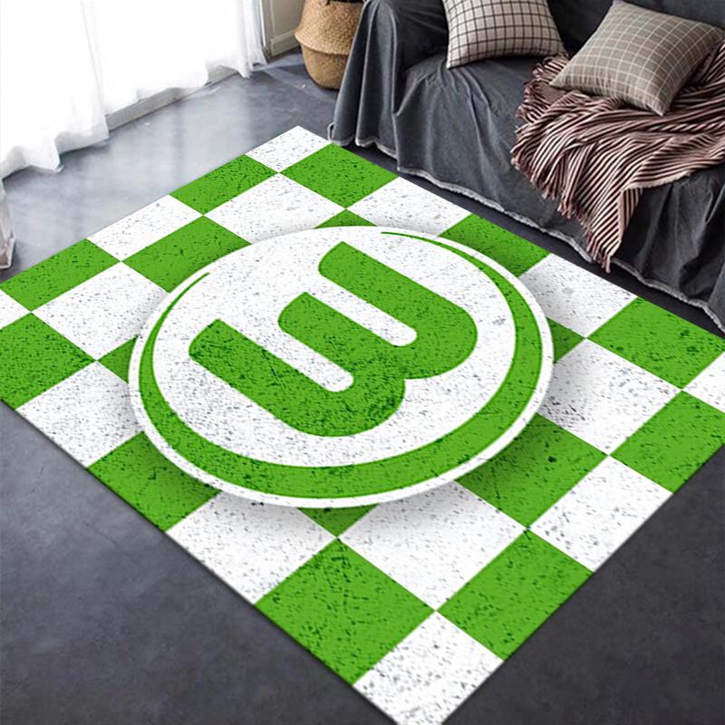 2025 New VfL Wolfsburg Carpet Rug for Living Room Bedroom Home Sofa Decoration,Kids play Non-slip Floor Mat101