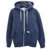 Kitsune' Tee Long Sleeve Zip Hoodie S Navy Sweat Men's Used