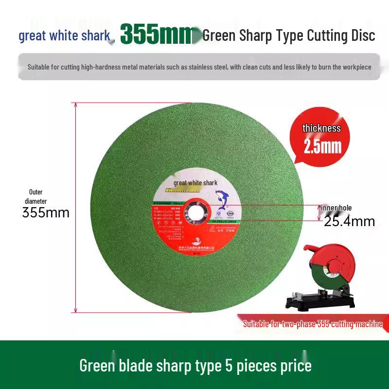 Лезвие для УШМ Great White Shark 100 мм из Нержавеющей Стали - Острое и Долговечное Режущее Колесо