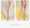 Женские эластичные хлопковые тонкие теплые леггинсы со средней посадкой для весны и осени