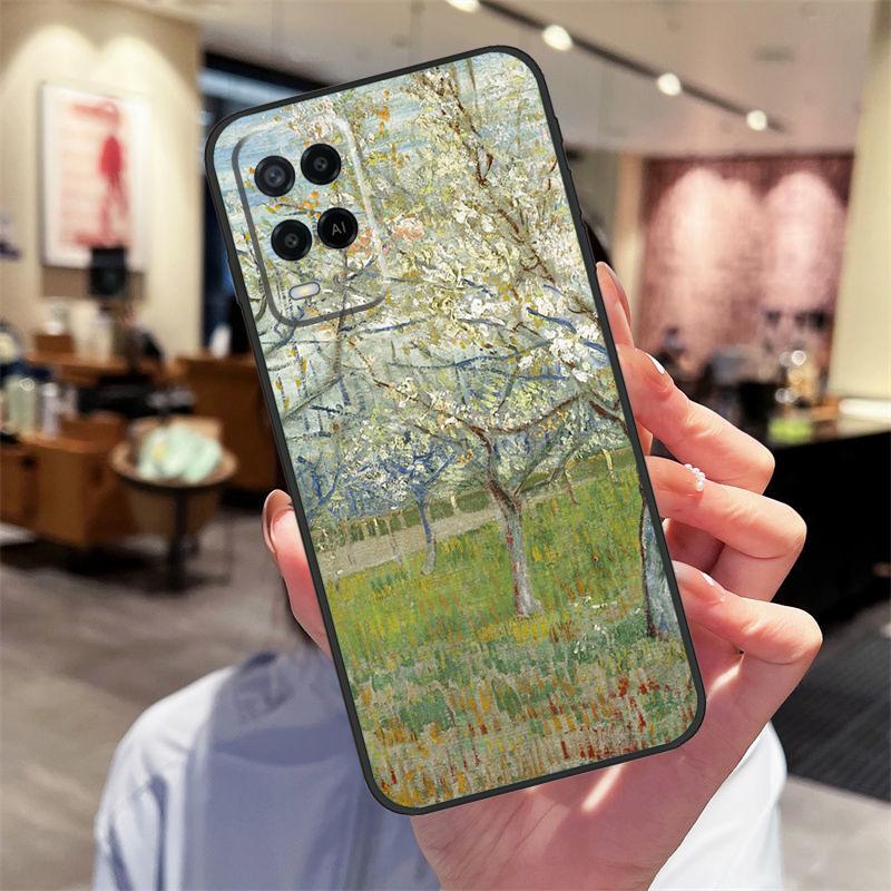 Кейс-масляная живопись Ван Гога для Oppo A94 A54 A40 A60 A80 A98 A78 A18 A38 A58 A16 A76 A96 A17 A77 A74 A57S A15 Чехол