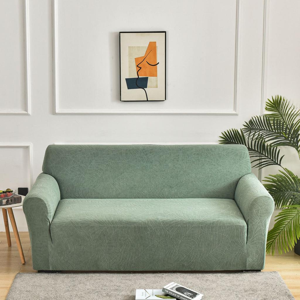 Новый водонепроницаемый жаккардовый эластичный чехол для дивана, однотонный утолщенный универсальный чехол для дивана, чехол для диванной подушки