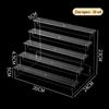 Crystal Clear Multi-Tier Figurine Display Stand for Dolls & Blind Boxes