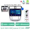 Autoradio multimédia Android 17 pour Honda City 2008-2014, lecteur vidéo, navigation GPS, 8 cœurs, écran tactile, Bluetooth, RDS