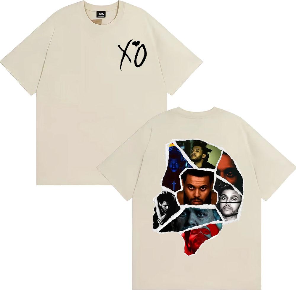 The Weeknd After Hours Til Dawn Album Cover Tshirts Unisex Women Harajuku Hip Hop High Street T Shirt Casual ONeck Cotton Tshirt