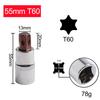 1pc T20-T70 Hex Head Screwdriver Bit For Torx Bit Sockets 1/2inch Sockets Wrenches Slotted Tip Screwdriver Bit Hand Tools