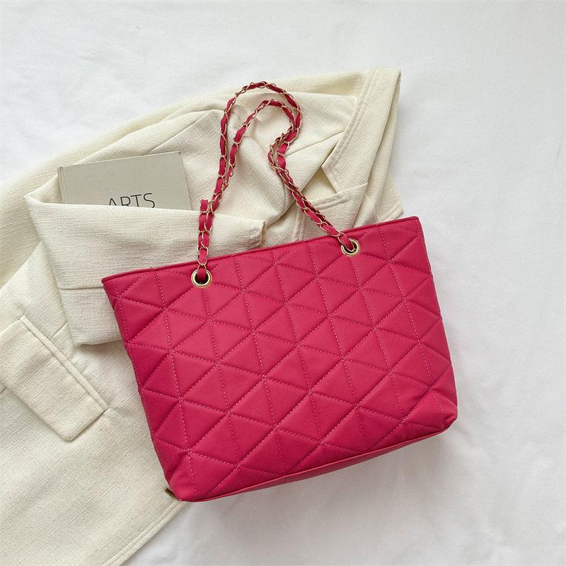 Ретро персонализированная сумка-тоут на цепочке летняя новая сумка женская модная простая сумка через плечо повседневная сумочка