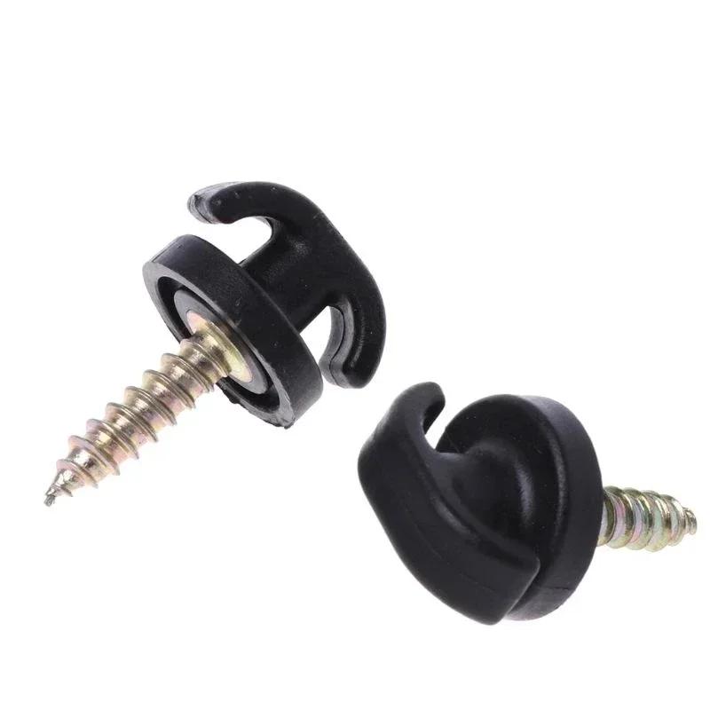 Универсальные автомобильные сетчатые карманы-крючки Сетчатый фиксатор на сиденье Подвеска Крючок для крепления винтами в багажник автомобиля Кольцо Сетчатый карман для хранения Крепежный зажим