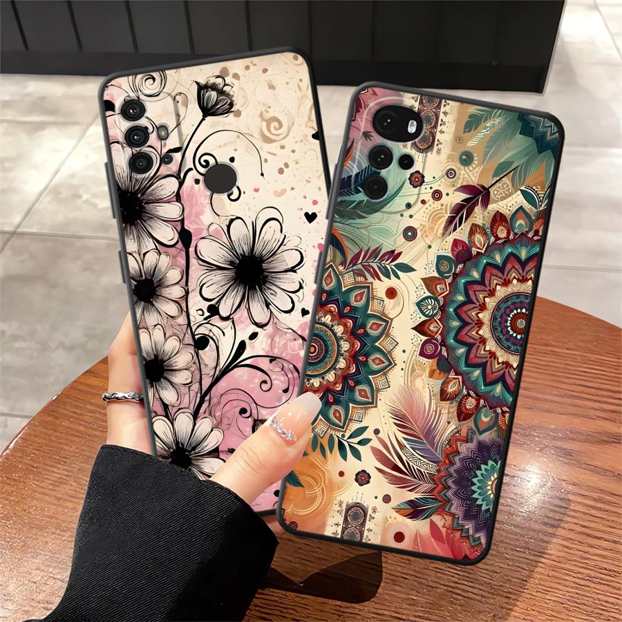 Ретро Цветочный Чехол для Motorola Moto G50 G32 G51 G73 Edge 20 Pro 30 Lite G52 G53 G30 G71 G22 Edge40 G60s Чехол для Телефона