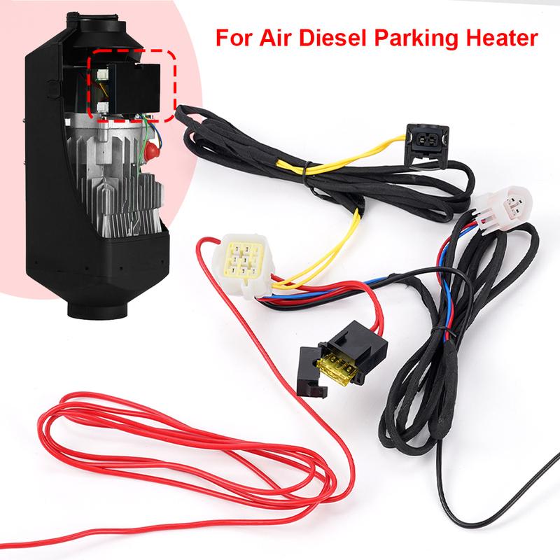 12V 24V Air Diesel Heater Wiring Harness Cable Adapter Round Triangle For Webasto Eberspacher Diesel Air Parking Heater