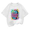 Модные летние футболки с коротким рукавом My Little Soda Pop для детей, свободные, из чистого хлопка, высокого качества, повседневные летние футболки