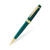 Cross Bailey Light Polished Green Resin and Gold Tone Ballpoint Pen