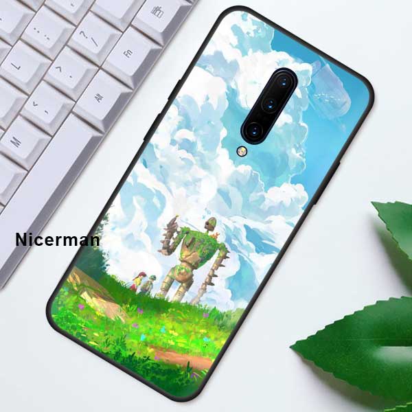 Чехол аниме Studio Ghibli Тоторо для Oneplus 7T 7 8 Nord Pro 5G Z 6 6T One Plus 8 OnePlusNord, черный силиконовый чехол для телефона