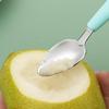 Stainless Steel Baby Feeding Spoons Silicone Heads Gentle on Gums Suitable for Everyday Use