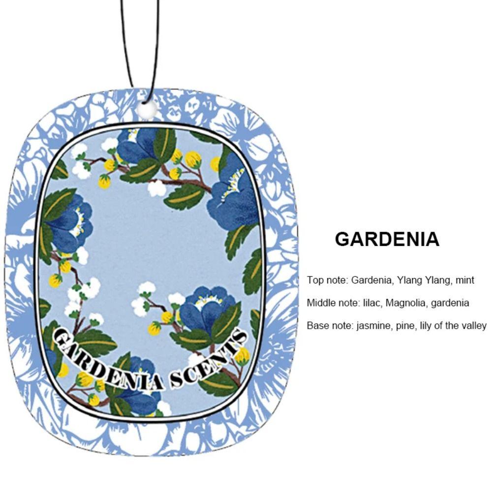 Paper Car Fragrance Hanging Decoration Flower Car Rearview Hanging Ornament Fan Gifts