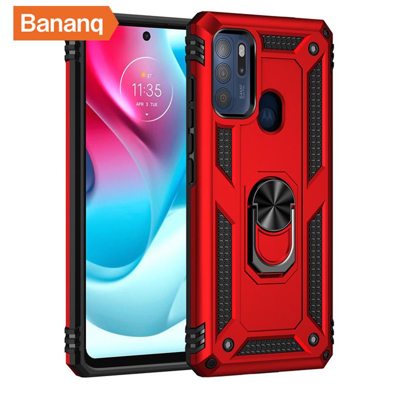 Чехол-подставка Bananq Ring для Motorola G14 G54 G22 G31 G41 G51 G71 G9 Play G Stylus Edge 30 Pro E6s E6i E7 Plus E7i Power E32