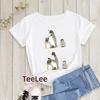 Kawaii Penguin Cookies Tshirts Cartoon Unisexs Tshirt Graphic Tshirts Ladies Youth Short Sleeve Cute Tshirts Female