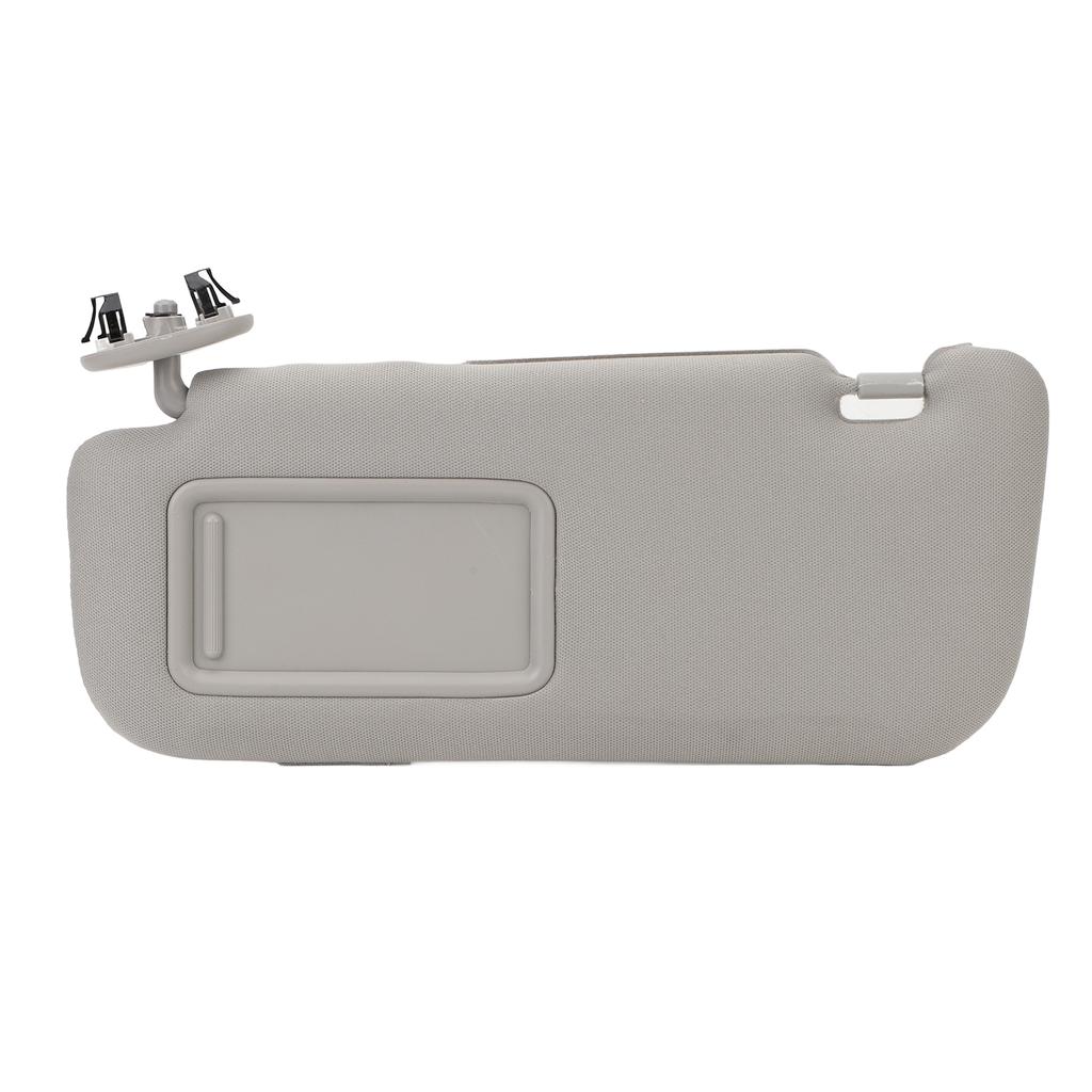 1Pc Car Sun Visor Fabric Grey Sun Shielding Visor Mirror with Makeup Mirror Replacement for Toyota Corolla 2007 to 2013