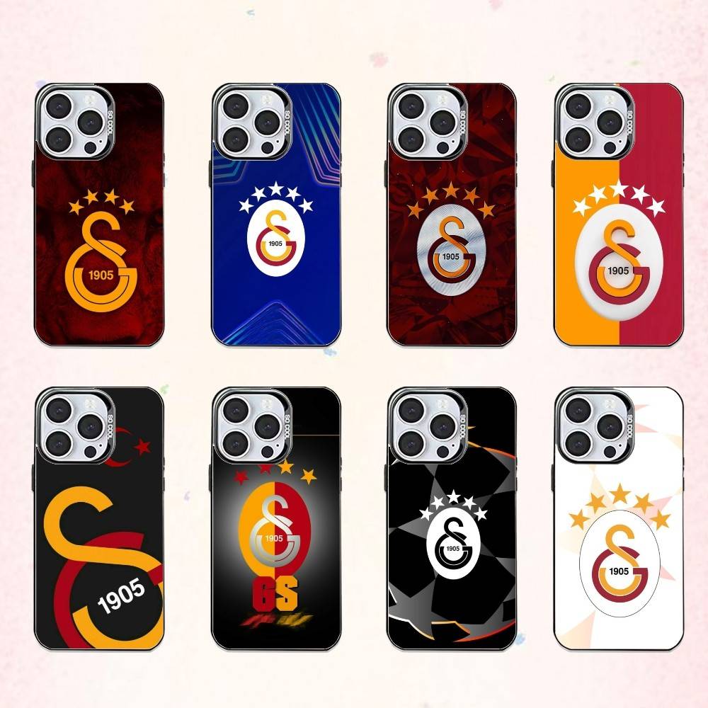 КРУТОЙ G-Galatasaray-ClubS Чехол для телефона для iPhone17,16,15,14,13,12,11 Plus,Pro Max Цветной Посеребренный Внутренний чехол
