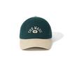 Color Matching Soft Top Baseball Cap Children Fashion Trend Letter Embroidery Blue Leisure Outdoor Cap Sun Hat