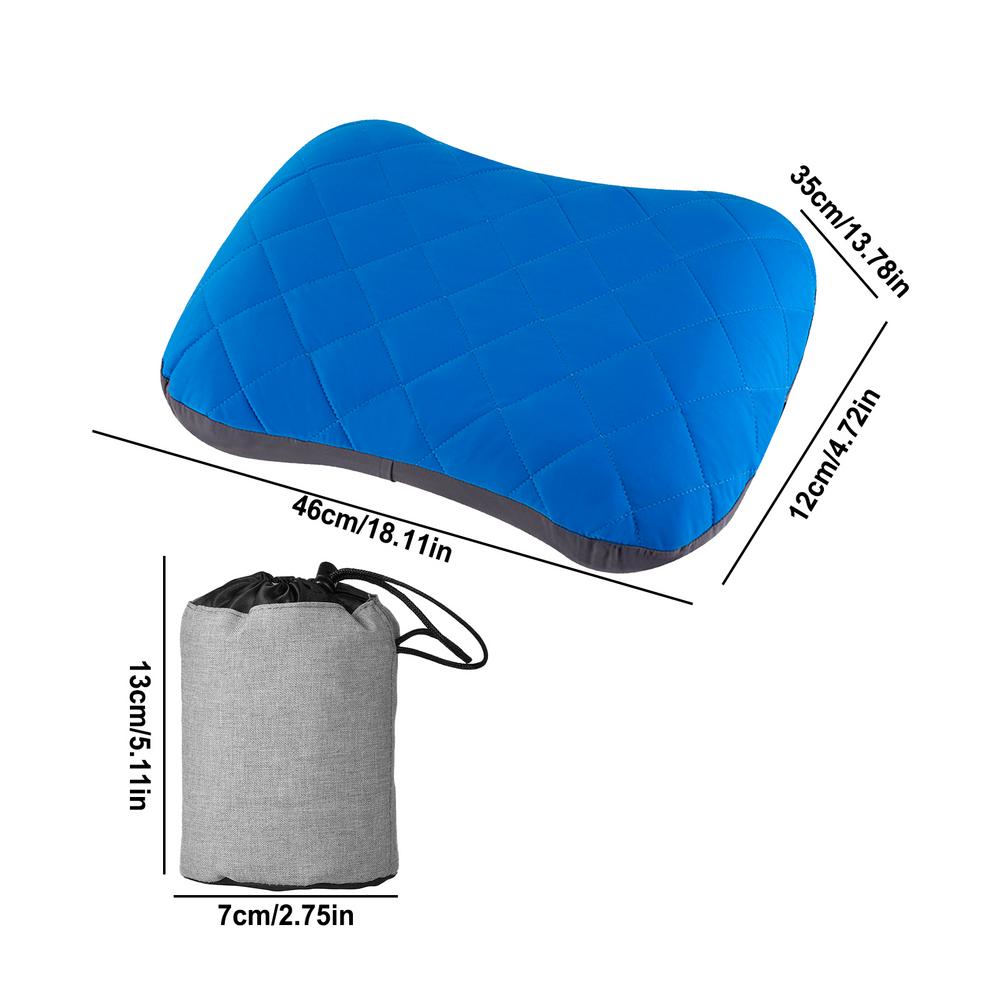 Портативная сверхлегкая подушка для кемпинга Iatable TPU Camping Iatable Pillow Удобная воздушная подушка для отдыха на открытом воздухе для кемпинга и путешествий