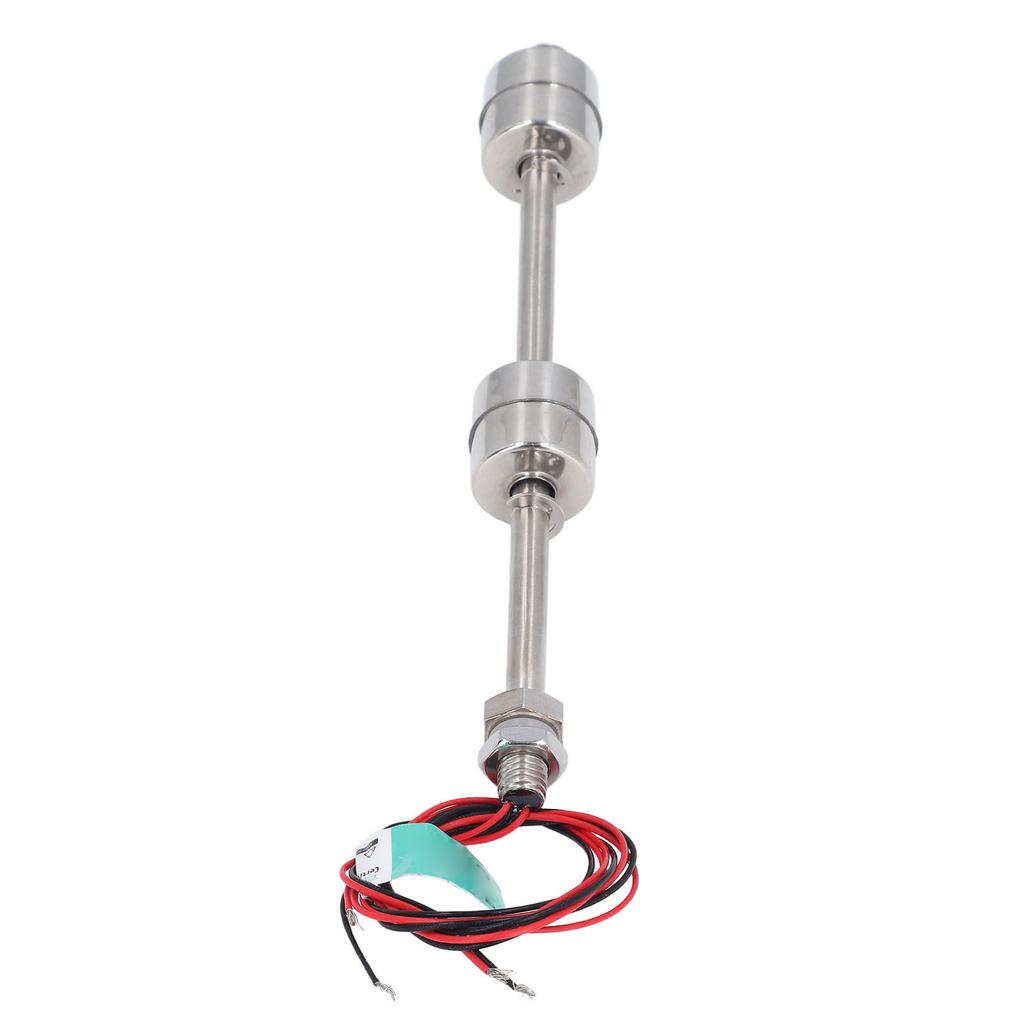 Поплавковый выключатель Датчик уровня воды 200 мм Высокое давление Нержавеющая сталь Двухшариковый поплавковый выключатель Датчик