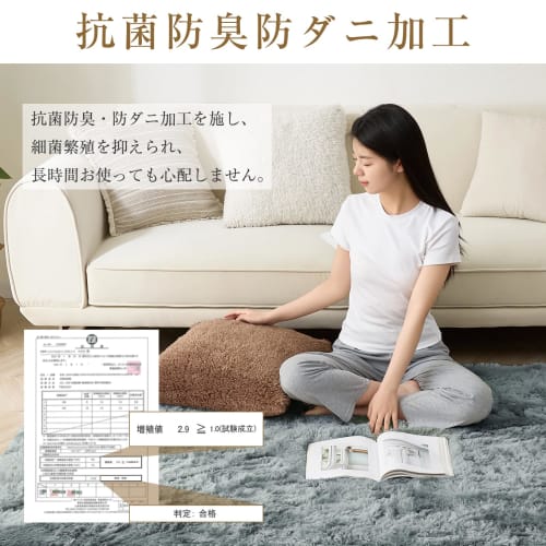 Softime Carpet Rug, Shaggy Rug, 120x160cm, Washable, Non-Slip, All-Season Rug, Antibacterial, Odor Resistant, Dust Mite Resistant, Soft to the Touch,