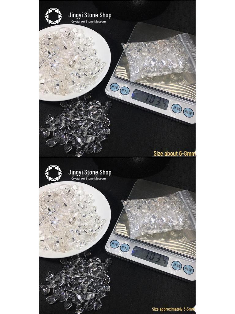 Himalayan Natural White Crystal Gravel for Bonsai, Fish Tanks, Landscaping, and Decoration