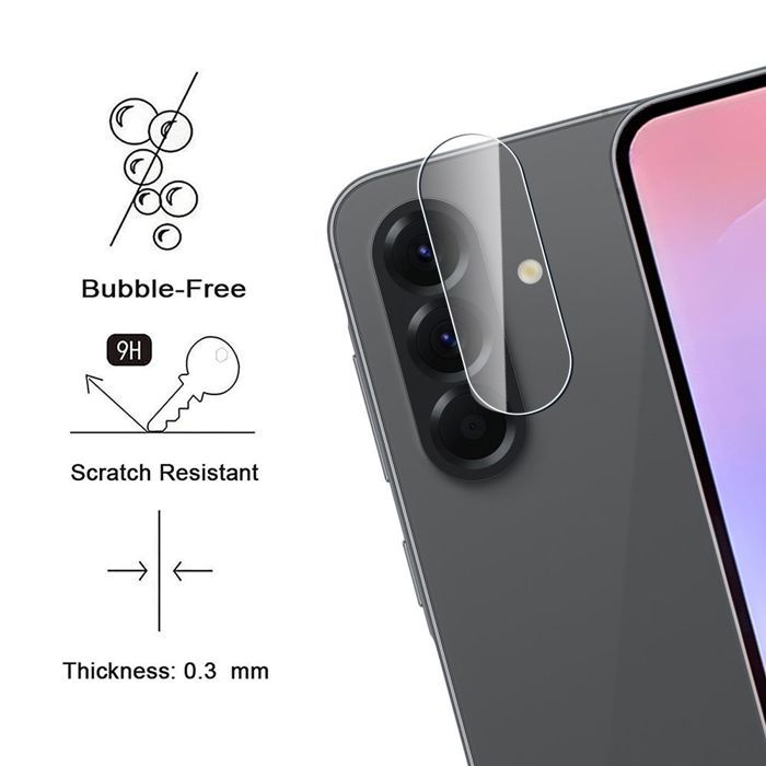 Verre Trempé Caméra Arrière pour Samsung Galaxy A37 5G - Protection Antichoc Rigide 9H