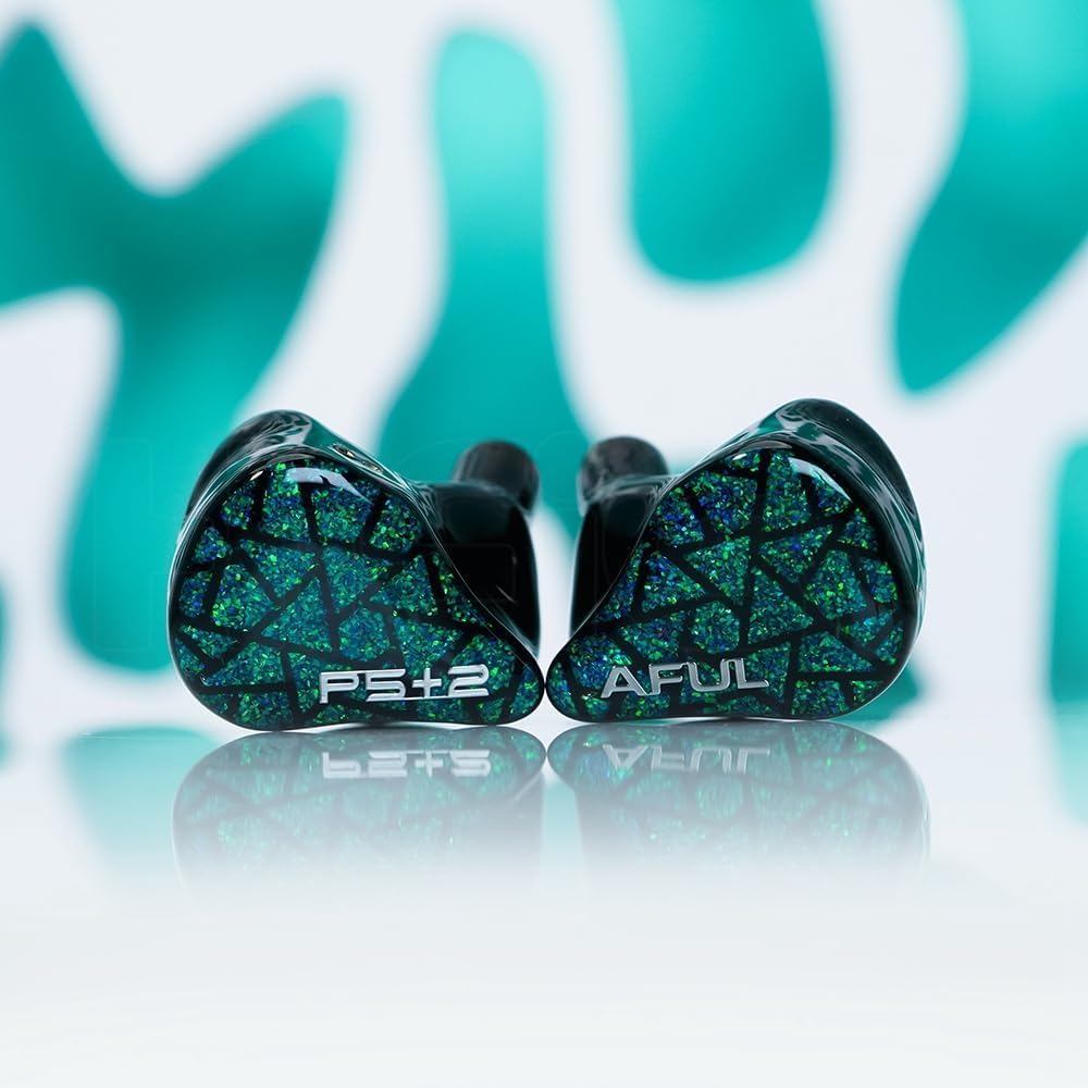 HiFiGo Wired Monitors for AFUL Performer Performer 7 Micro Planar Unit Monitor 3D Printed Acoustic Tube Structure In-Ear 5+2 / IEMs, 2DD+4BA+1 In-Ear