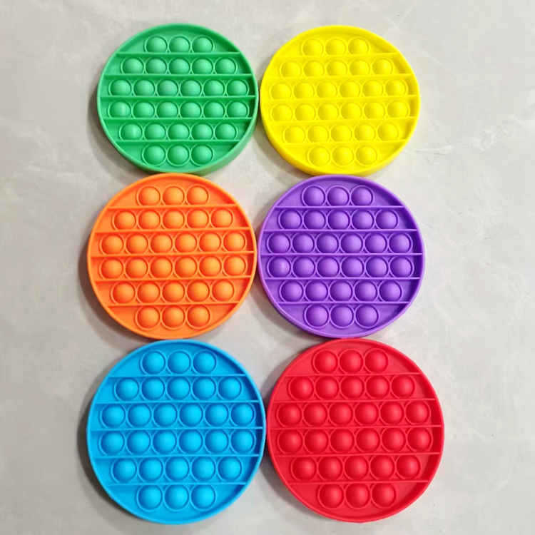 3 шт. Оригинальный Подарок Игровой Нажимной Pop Bubble Fidget Сенсорные Игрушки Для Детей Анти Стресс Enfant Подарки На День Рождения Дети Для Гостей