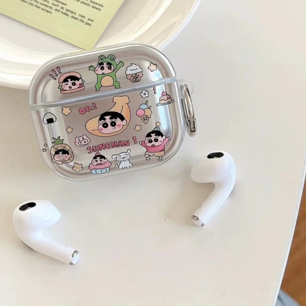 Premium electroplated crayon small new airpodspro1 protective case second generation apple 1/1/1 generation earphone case