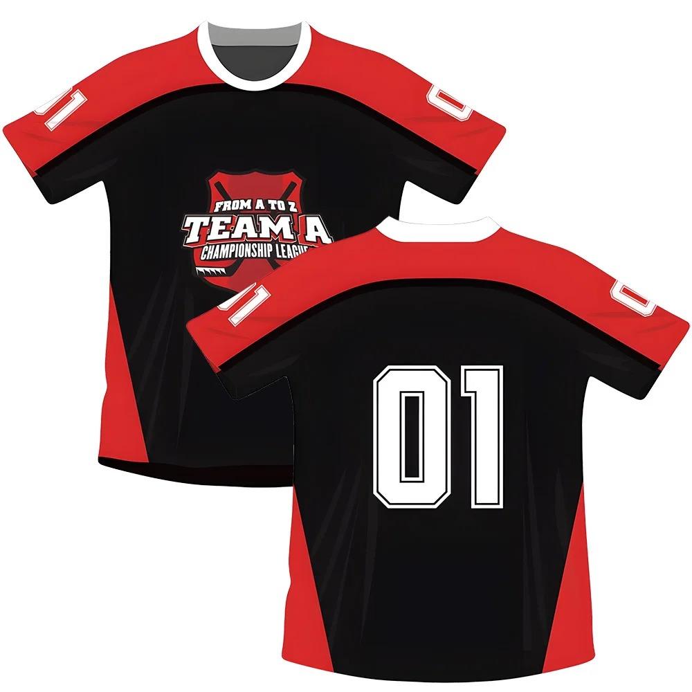 Team A Uniform ATEEZ Trendy Sports Jersey Kpop Combination Round Neck Fashionable Tee Short Sleeve Summer Unisex T-Shirt Y2K Top 3D Football Jerseys