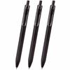 Mitsubishi Pencil Gel Ink Ballpoint Pen Uni-ball One 0.5mm Black Black Barrel Set of 3