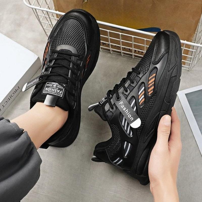 Fashion Thick Platform Mesh Upper Sports Shoes for Men Running Jump On Clearance All Brands Low Price Miked Colour Man Casual Sneaker