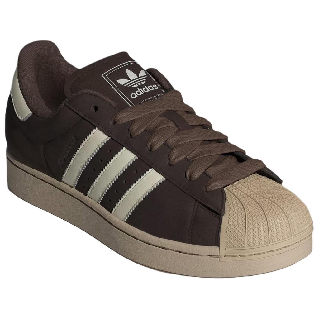 adidas Originals Superstar 2 Мягкие и удобные скейтбордические кроссовки Унисекс Коричневые IH9314