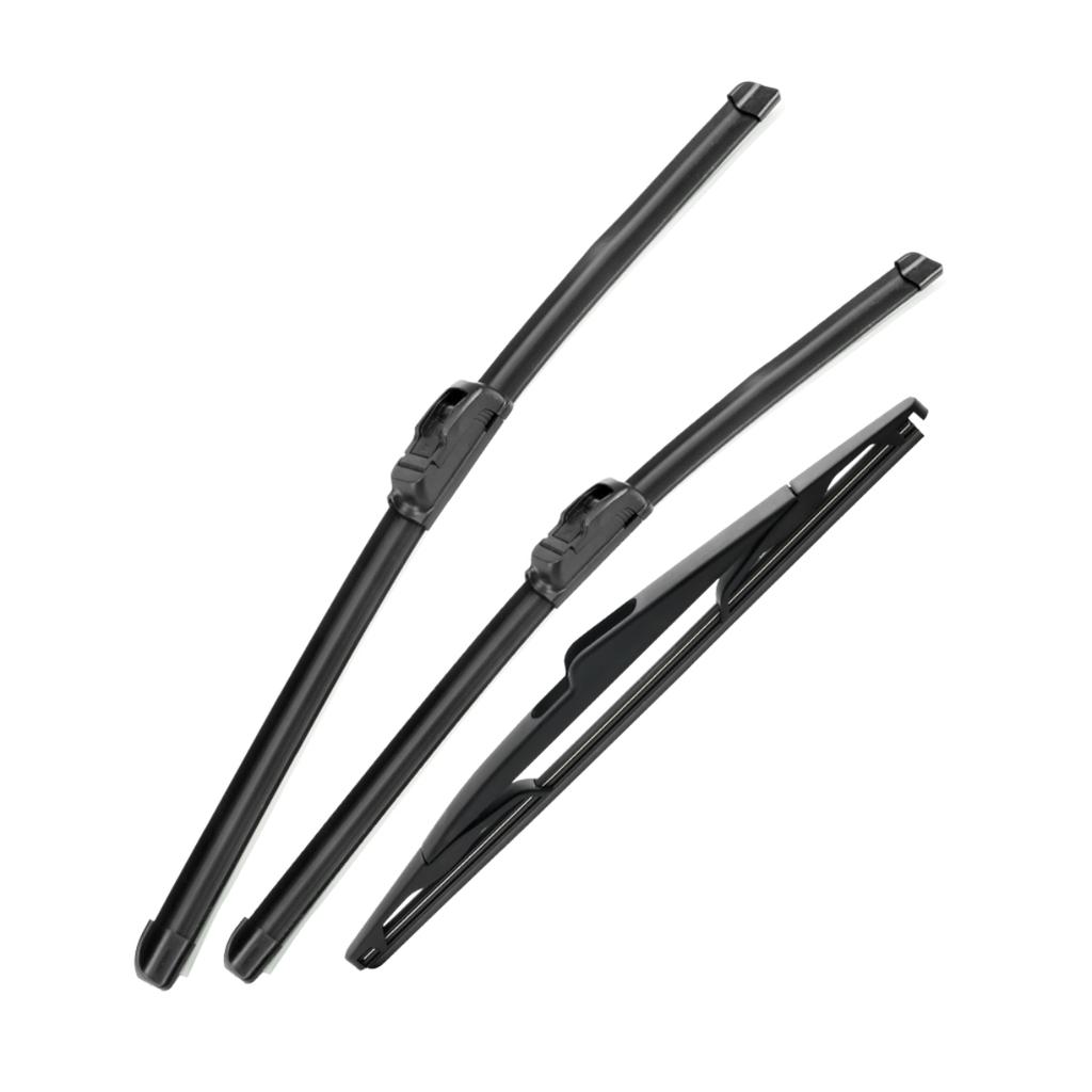 For Peugeot 206 SW / Estate 2000-2007 2001 2002 Wiper Front & Rear Wiper Blades Windshield Windscreen Window Brushes 26"+16"+14
