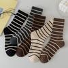 Women's Spring and Autumn Trend All Kinds of Striped Tube Pile Socks