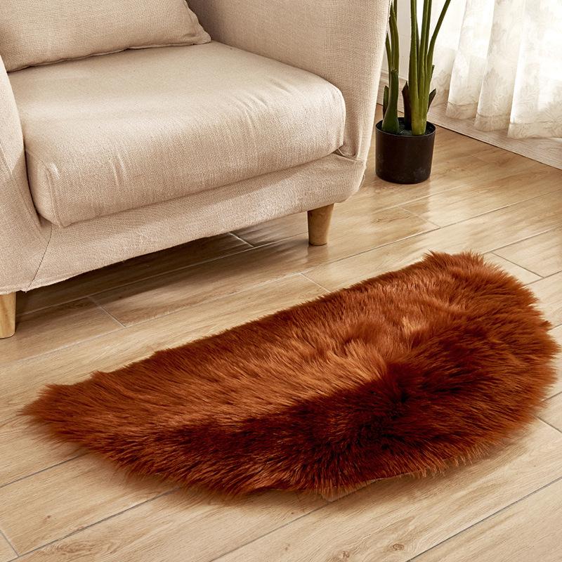 Semi-Circular Door Mat & Chair Cushion for Home - Cold Protection Floor Mat for Living Room, Bedroom, and More