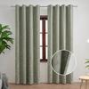 Blackout White Lace-Trimmed Curtain Panel Living Room Bedroom Balcony Light Luxury Style Coated Fabric