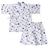 Jinbei Boys Yukata Kimono Summer Festival Fireworks Show Cute Day Top and Bottom Set [SHELISTEN] Детский Детский 100-150 (Рыба, 100)