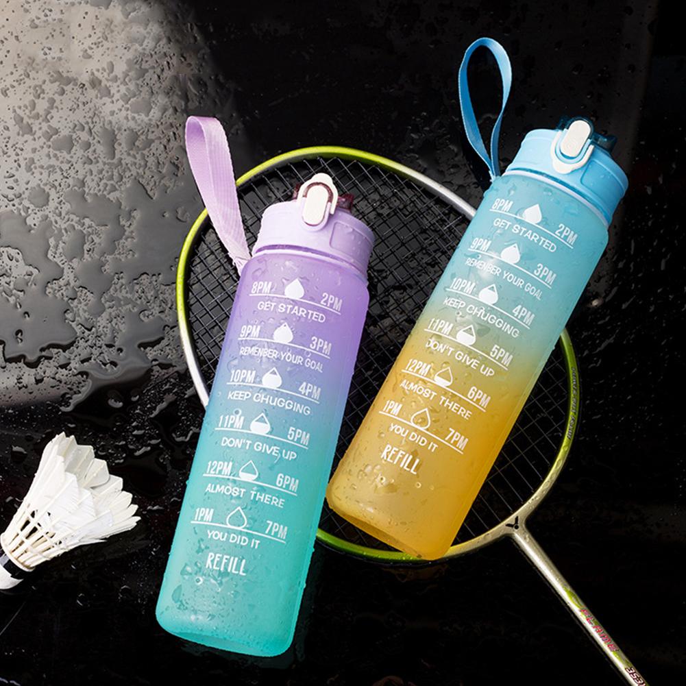 900 мл матовая бутылка для воды, уличный спортивный дорожный тренажерный зал, бутылки для питья, чайник