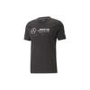 Mapf1 Solid Logo Crew Neck Casual Short Sleeve T-Shirt Men Tops Black 538482-01