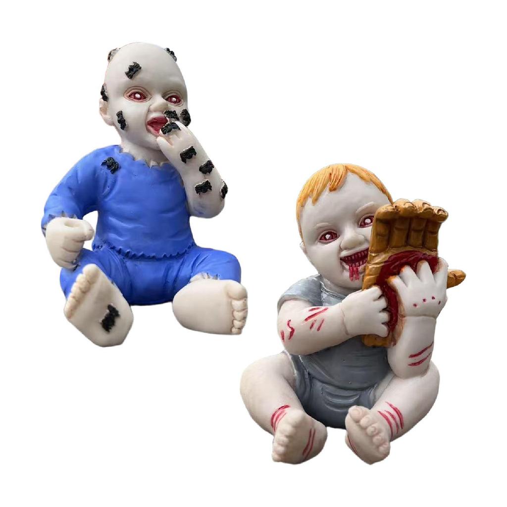 Halloween Creepy Doll Halloween Ghost Doll for Entertainment Porch Carnival