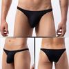 European & American Men's Low-Waist Mesh Bikini Briefs - Sexy & Breathable