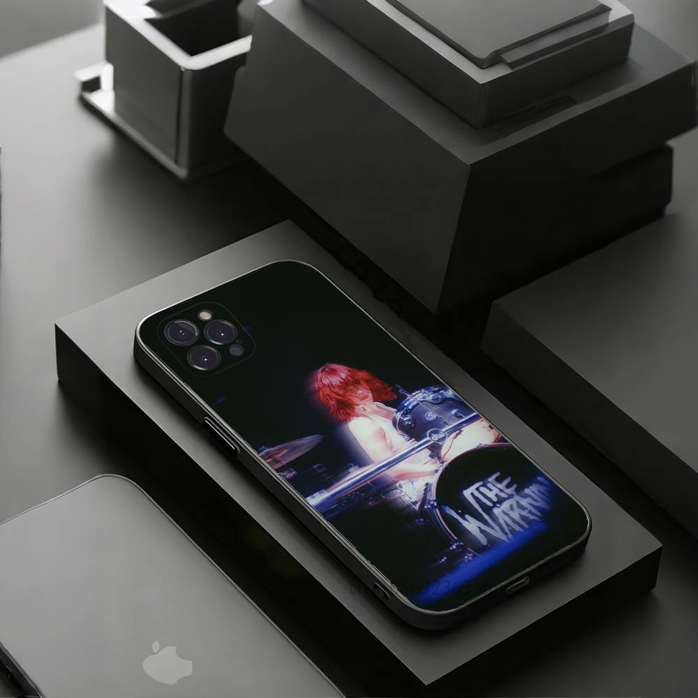 Чехол для телефона Band T-THE W-Warning Rock для iPhone 11Pro 13 12 11 Pro Max 16e 17 Air 16 15 14 Plus 11ProMax