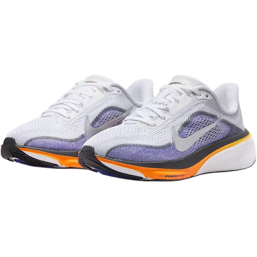 Nike Кроссовки Pegasus 42 Road GS Белый Лазурный Полностью Оранжевый Детские Синий Металлик-Серебристый IH2306-100