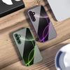 Геометрический полукруг для Samsung Galaxy A14 4G 20 30 52 20S 21S 22 A32 33 34 42 50 51 53 54 70 71 72 73 5G Стеклянный чехол для телефона
