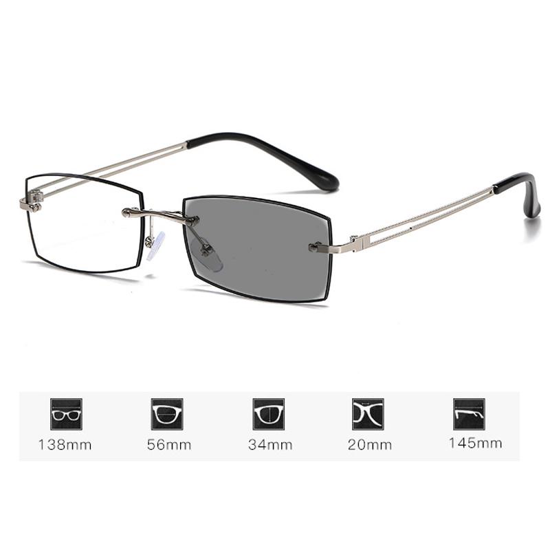 Квадратная оправа фотохромные очки для пресбиопии новые трендовые очки для чтения с защитой от синего света ультралегкие ретро компьютерные очки до +4.0