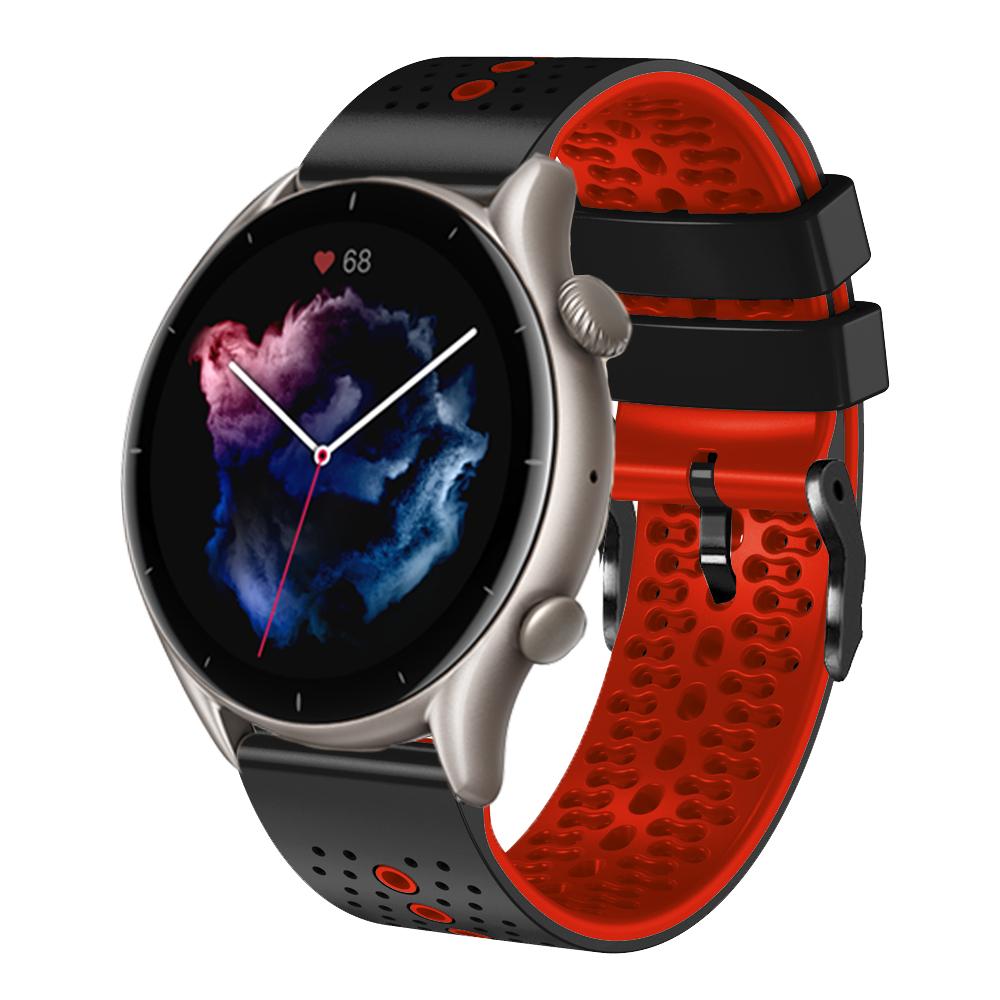 22 мм Силиконовый ремешок для часов для Huami Amazfit Cheetah Pro Браслет на запястье для Amazfit Cheetah (Круглый) Ремешок для часов GTR 4 3 pro 2e